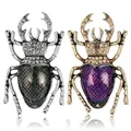 Épingles de broche de scarabée d'insecte insigne de bricolage cadeau créatif bijoux pour femmes