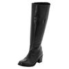 Weitschaftstiefel SHEEGO "Große Größen", Damen, Gr. 39, XXL-Schaft, schwarz, Obermaterial: 100% Leder, klassisch, Schuhe, aus Echtleder, mit Stretch-Einsatz