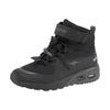 Sneaker KANGAROOS "KX-Hydro", Gr. 28, schwarz (schwarz, grau), Synthetik, Textil, sportlich, Schuhe, Sneakerboot, Winterschuh, wasserdicht