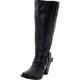 Weitschaftstiefel SHEEGO "Große Größen" Gr. 39, XXL-Schaft, schwarz Damen Schuhe Cowboystiefel Reißverschlussstiefel Weitschaftstiefel Sommerstiefel