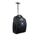 MOJO Black Houston Astros 19'' Personalized Premium Wheeled Backpack