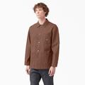 Dickies Men's 1922 Duck Chore Coat - Rinsed Timber Brown Size XL (HC342)