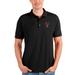 Men's Antigua Black/Red Texas Tech Red Raiders Affluent Polo