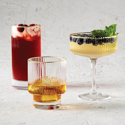 Set of 2 Draper Double Old Fashioned Glasses - Hig...