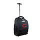 MOJO Black Cincinnati Reds 19'' Personalized Premium Wheeled Backpack