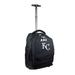 MOJO Black Kansas City Royals 19'' Personalized Premium Wheeled Backpack