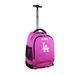 MOJO Pink Los Angeles Dodgers 19'' Personalized Premium Wheeled Backpack