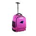 MOJO Pink Carolina Panthers 19'' Personalized Premium Wheeled Backpack