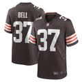 Men's Nike D'Anthony Bell Brown Cleveland Browns Game Player Jersey