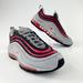 Nike Shoes | Nike Air Max 97 Felt Wolf Gray Orbit Red Athletic Sneakers Shoes Youth | Color: Gray | Size: 6.5b