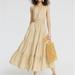 J. Crew Dresses | Jcrew Harbor Side-Cutout Dress. 3x. Khaki. Nwt | Color: Tan | Size: 3x