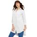 Plus Size Women's Poplin La Vie Tunic by June+Vie in White (Size 22/24)