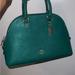 Coach Bags | Lovely Hunter Green Coach Bag. Also Comes With Straps For Cross Body Look | Color: Green | Size: Os