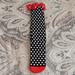 Disney Accessories | Disney Exclusive Socks | Color: Black/Red | Size: Ladies: 5-10 Men's: 5-9