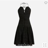 J. Crew Dresses | Linen Halter Dress Nwt | Color: Black | Size: 2