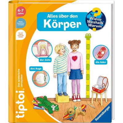 Buch RAVENSBURGER "tiptoi Wieso? Weshalb? Warum? Alles über den Körper" Bücher bunt Made in Europe, FSC - schützt Wald weltweit