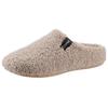 Pantoffel VERBENAS "YORK GALES", Damen, Gr. 39, beige, Textil, klassisch, Schuhe, Pantoffel, Hausschuh, Homeslipper zum Schlupfen
