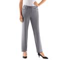 Thermohose CLASSIC BASICS Gr. 42, Normalgrößen, grau (silbergrau) Damen Hosen Wanderhosen