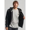 Kapuzensweatjacke SUPERDRY "SD-BORG LINED ZIP HOOD" Gr. M (46), schwarz (black) Herren Sweatjacken