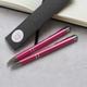 Pink Personalised Engraved Pen and Pencil Set - Ballpoint Pen and Technical Pencil Set