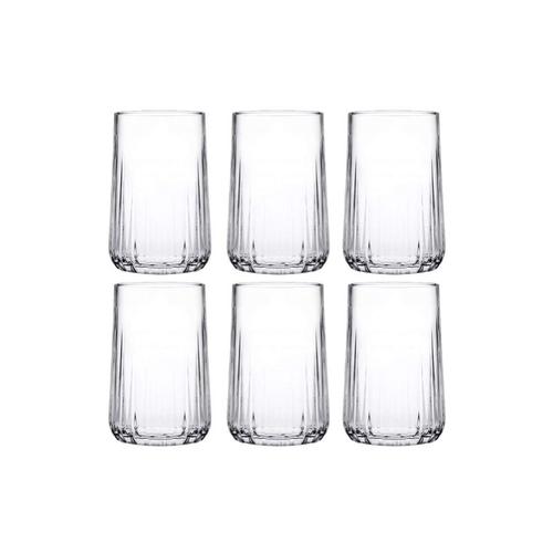 Nova 420522 6-Teilig Trinkglas Su Bardagi Gläser Wassergläser Soda Becher Cocktail Saftgläser