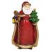 Transpac Resin 9 in. Multicolored Christmas Gilded Santa Figurine