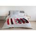 Thin Stripe Palm Fleece Throw Blanket