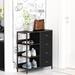 17 Stories Iron 4 - Drawer Accent Chest Wood/Metal in Black | 31.8 H x 28.3 W x 11.4 D in | Wayfair D39FB8FE3CC6423388861516713BE9B8