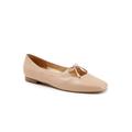 Wide Width Women's Honesty Loafer by Trotters in Nude (Size 7 1/2 W)