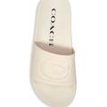 Coach Shoes | Nib Coach Ulla Padded Pool Slide Sz 7 | Color: Cream | Size: 7