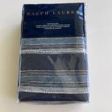 Ralph Lauren Bedding | New Ralph Lauren Indigo Traveler Blue European Sham. $215 | Color: Blue | Size: European