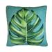 New York Botanical Garden® Indoor/Outdoor Monstera Leaf Decorative Throw Pillow 20X20, Leaf Multi by Edie@Home in Leaf Multi