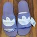 Adidas Shoes | Adidas Mark Gonzales Shmoofoil Slides - Men 11 (Women Us 12.5) | Color: Purple/White | Size: 11