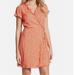 Jessica Simpson Dresses | Jessica Simpson Womens Dress Orange A-Line Wrap | Color: Orange/Yellow | Size: S