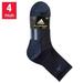 Adidas Underwear & Socks | Adidas Men's High Quarter Sock - 4-Pairs Navy/Black | Color: Black/Blue | Size: Os