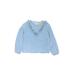 Thereabouts Long Sleeve Blouse: Blue Solid Tops - Kids Girl's Size 10