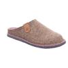 Pantoffel ROHDE "LUCCA", Damen, Gr. 39, braun (hellbraun, meliert), Filz, klassisch, Schuhe, Clog, Hausschuh, Homeslipper in melierter Optik