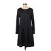 Old Navy Casual Dress - A-Line: Black Tweed Dresses - Women's Size Small