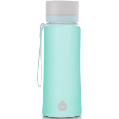 Trinkflasche EQUA "Plain Midnight", grün (transparent, hellmint), H:21cm, Tritan, Trinkflaschen, Tritan-Kunststoff, 600 ml Image