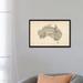 iCanvas 'Australia Sheet Music Map' by Michael Tompsett Painting Print on Canvas | 18 H x 26 W x 1.5 D in | Wayfair 8779-1PC6-26x18-FF01