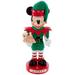 Kurt Adler Disney Mickey the Elf Nutcracker Wood/Plastic in Brown | 10 H x 3 W x 3.5 D in | Wayfair DN6221L