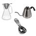 London Sip Pour Over Coffee Set Stainless Steel in Brown/Gray | Wayfair LSK002-S