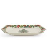 Spode Christmas Tree Annual Dessert Tray 12" 2022 in Green | 1.6 H x 7.9 W x 12 D in | Wayfair 1779891