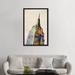 Ebern Designs 'Empire State Building' by Michael Tompsett Graphic Art on Canvas Canvas/Metal in Blue/Gray/Green | 18 H x 12 W x 1.5 D in | Wayfair