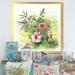 Bay Isle Home™ Elegant Farmhouse Spring Flowers VIII - Painting Canvas in Green/Pink/Red | 30 H x 30 W x 1 D in | Wayfair