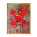 Winston Porter Blooming Poppies VII - Traditional Canvas Wall Decor Metal in Red | 32 H x 16 W x 1 D in | Wayfair 2A3F91EB2D8B45FE9B6E853D6D981A24