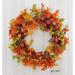 The Holiday Aisle® 24" Foam & Pinecones Wreaths in Orange | 24 H x 24 W x 5 D in | Wayfair 74F8AD2CA2CA4EB3A12F904B75696730