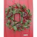 The Holiday Aisle® 24" Foam & Pinecones Wreaths in Green/Red | 24 H x 24 W x 5 D in | Wayfair 7ECB65AD108B451299A6274FDC4790A5