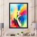 Mercer41 Multicolor Abstract Fashion Woman - Glam Canvas Wall Decor Canvas in Blue/Red/Yellow | 20 H x 12 W x 1 D in | Wayfair