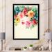 House of Hampton® Beige Floral Woman Portrait Iii - Glam Canvas Wall Decor Canvas in White | 36 H x 24 W x 1 D in | Wayfair